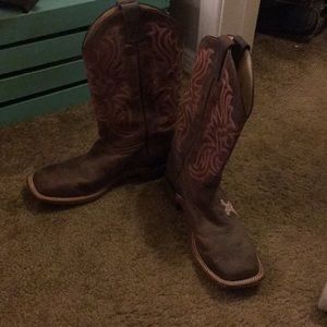 Tony Lama Women's Cross Inlay Western Boots